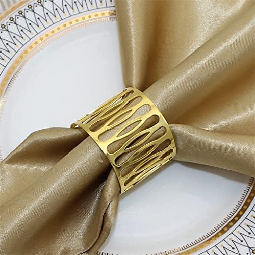 XDCHLK хотел за трпезариска маса за трпезариска масичка за да се изложи на салфетки прстени за сервисери за венчавки за Божиќна забава за венчавки