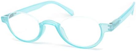Долна Половина Пластична Раб Тркалезна Овална Напојувана Очила За Читање Сина +1.25
