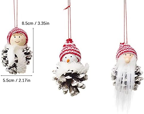 Божиќни украси дрвени кукли за приврзоци мини кукли со витраж стаклени птици