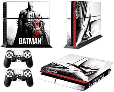 PS4 кожа Бетмен Аркам Сити Деклал Винил покритие за конзолата Sony PlayStation 4 и два контролори