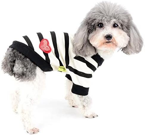 Ранфи миленичиња шарени облека мало куче џемпер кученце мачка пуловер кученце џемпер симпатична кошула со sequins срцева шема кучешка