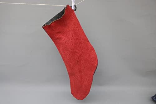 Подарок за перница Сарикаја, Божиќно порибување, рачно изработено порибување, божиќни чорапи од коноп, порибување на Килим, порибување