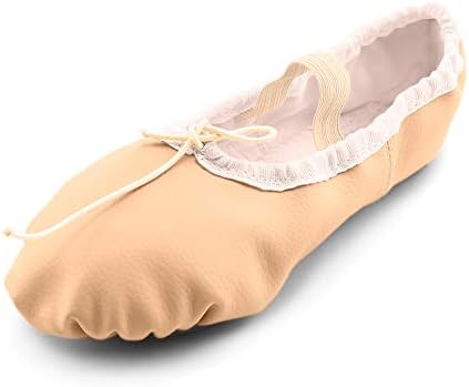 Кожни балетски чевли за девојки гимнастички папучи за деца
