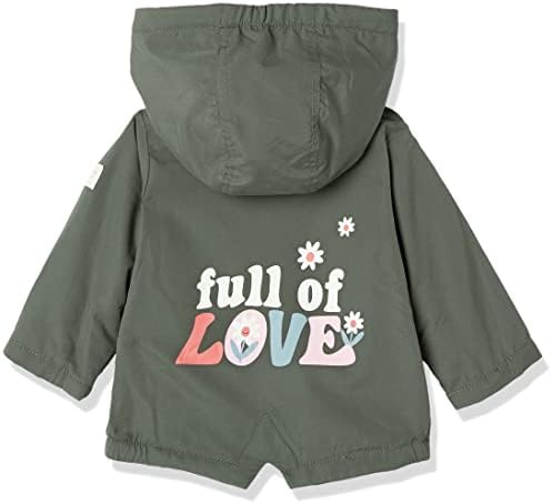 Цветна јакна за купови на бебето Ошкош Б'Гош, топло, зимски палто со качулка
