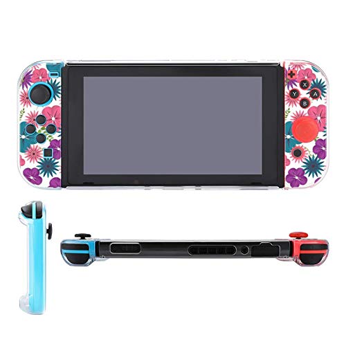 Случај за Nintendo Switch Beauty Decoration Decoration Flower Flower Flower Flower Pite Pections Поставете заштитна обвивка