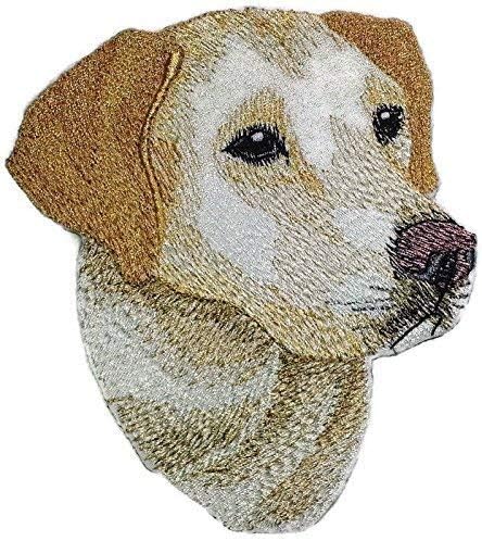 Неверојатен обичај Лабрадор ретривер куче вез за лице Ironon/Sew Patch [5 x 4,5] [направено во САД]