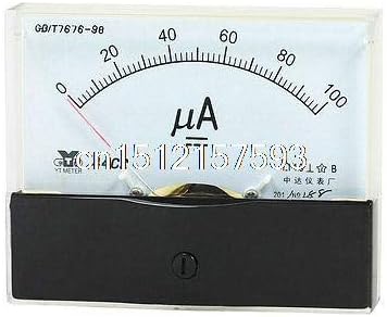Алатка за мерење на завртки за мерење на алатката за мерење на завртки Аналогни панел мерач на мерач DC 0-100UA мерен опсег