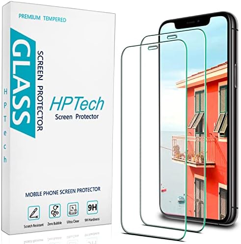 HPTech 2-Пакет Калено Стакло За apple iPhone 11, IPHONE XR [6.1-инчен] Заштитник На Екранот, Лесен За Инсталирање, Без Меурчиња, 9h