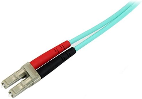 Startech.com 3M LC/UPC до LC/UPC OM4 Оптички кабел за оптички влакна, 50/125 μm Lommf/Vcsel Zipcord Fiber, 100G мрежи, ниска загуба на вметнување,