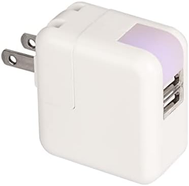 USB полнач, 2,1а за полнење блокови со двојна порта USB wallиден полнач со 3 во 1 жици за полнење, USB wallиден приклучок со LED индикатор