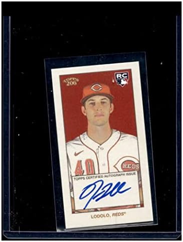 Nick Lodolo RC Auto SP 2022 Topps T206 Wave 4 Autographs Rookie NM+ -MT+ MLB Baseball Reds
