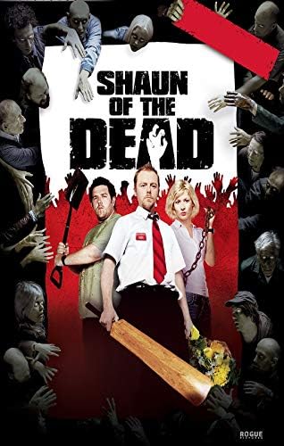 73074 Shaun of the Dead Movie Horror Zombies Комедија Декор wallид 36x24 Постер печатење