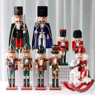 Декорација на занаети за занаетчиски кукли за британски оревчери за занаети, креативна домашна декорација - Декорација на Божиќ -