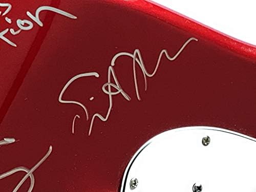 Џејнс Зависност потпишан гитара фендер стратокастер група автограм пери фарел дејв наваро