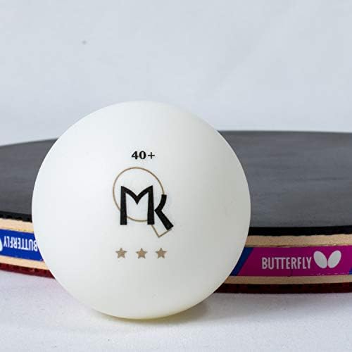 Мартин Килпатрик 3 starвездени топки за тенис - 6 пакувања - 40мм пинг -понг топки - Бели - Поли пинг Понг топки - Одличен квалитет