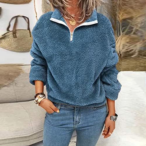Врвен женски цврст патент во боја, кадифен џемпер со долги ракави, обичен џемпер за џемпер