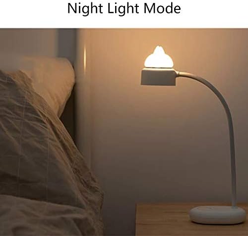 LED биро ламба, клип на ламба, ноќна светлина, затемнети ламби за домови, канцеларија флексибилна ламба за табела, со 3 нивоа