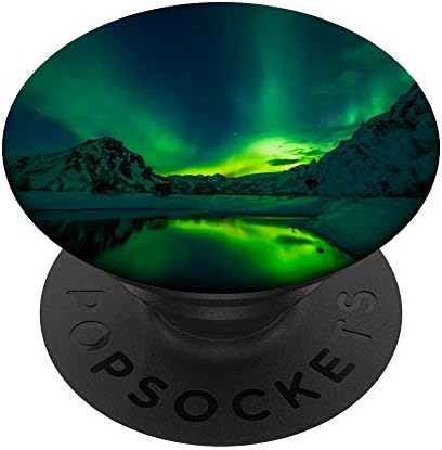 Исланд Аурора Бореалис Северни светла Зачудувачка убавина PopSockets PopGrip: Заменлива зафат за телефони и таблети