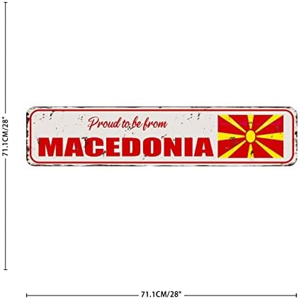 Винил wallид цитати налепници горд што сум од македонија симпатична wallидна декорација налепници дома украси меѓународни сигнални знамиња