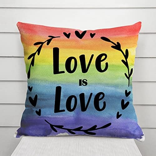 Loveубовта е loveубов, фрлање перница за покривање на перници за вineубените, пансексуален трансродова ЛГБТК геј виножито перница,