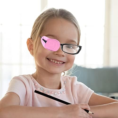 IBLSOM 6 пакувања очила за очи за деца кои не се ткаени ткаенини за очите за амблиопија, мрзливо очи страбизам