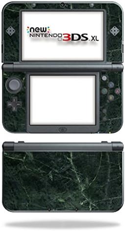 MOINYSKINS кожата компатибилна со Nintendo 3DS XL - Зелен мермер | Заштитна, издржлива и уникатна обвивка за винил декларална обвивка | Лесен