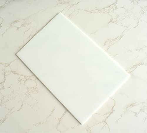 1 парчиња бел пом полиоксиметилен пластичен лист 200mmx300mmx11mm Цврстниот траен пластичен лим DIY материјал за декорација на