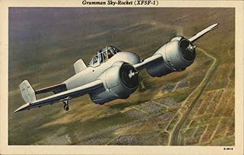 Grumman Sky-Rocket XF5F-1 Воена оригинална античка разгледница