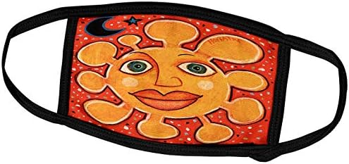 3дроза Пол Хонатке Дизајни Отпечатоци - Сонцето Ѕвезди Шарени Лице-Лице Покрива