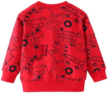 Eulla Kids 3D Sweatshirt Glow-in-The-The-Dark Toddler Dinosaur облека бебе пуловер