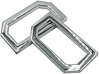 6pcs 1 1/2 '' рамни Д прстени за кожна тока, метални метални заварени Д прстени за чанти за ландери, со наоди PT652