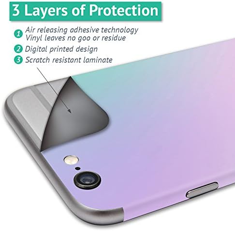 Кожата на mothyskins Компатибилна Со Samsung Galaxy S8+ Плус Налепница Обвивка Капак Налепница Кожи Сплит Боја