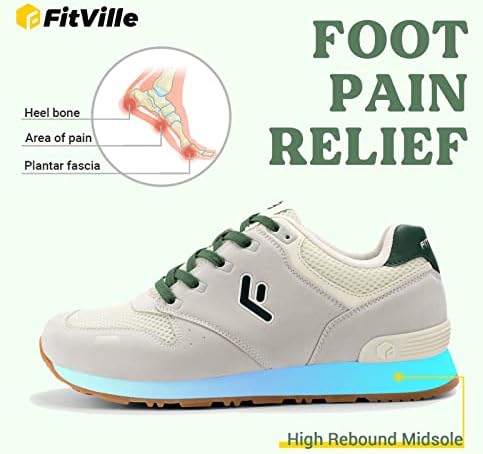 Широки класични патики на Фитвил Машки, дополнителни широки ретро чевли за трчање лесни тренери за дишење на рамни стапала - патики за болка во