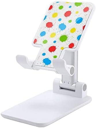 Боја боја се распрскува мобилен телефон стол за преклопување прилагодлив држач за десктоп на држачот за мобилен телефон компатибилен со