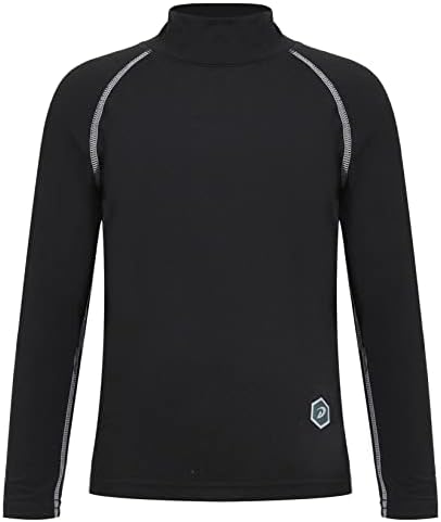 Термички под-долга долга ракав на TTAO Boys BaseLayers Спортски кошули термичка долна облека за вежбање маица за вежбање