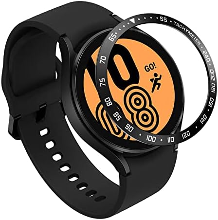 Myccok метал часовник прстен компатибилен за Galaxy Watch4 44mm гребење за заштита од метал кутија стил E