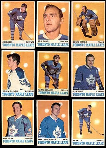 1970-71 О-пи-чин Торонто јаворски лисја екипа постави Торонто јавор лисја VG/EX+ Maple Leafs