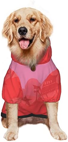 Големо кучиња Худи, Јапонија-цреша-розово милениче облека, џемпер со капа со мека мачка облека, палто xx-голем