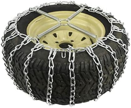 Продавницата РОП | 2 парчиња ланци на гуми за ариенс 16x6.5x8, 16x6.5x6 фронт 24х9.5x12 задниот дел