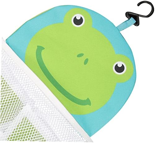 Зеродеко 5 парчиња Патент Мрежести Кеси Патент Торби За Складирање Мрежести Кеси За Играчки Цртан Филм Глава Нето Детска Зелена