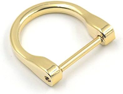10 парчиња мода одводна 1 25мм Дин прстен завртка за мрежење торбички торбички DIY D прстен заварено злато