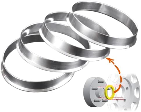 Центрични прстени на laicarvor hub 73.1 до 59,6 алуминиумска легура OD = 73.1mm id = 59,6mm Qty