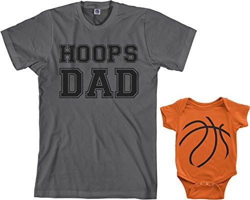 Обрач тато и кошарка за новороденчиња и машка маица за појавување на маици