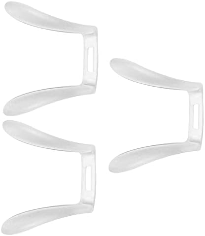 Исцелени 3 парчиња Очила Влошки За Нос Пластични Очила Проѕирни Очила Проѕирни Пластични Очила Стаклени Заменски Влошки За Нос
