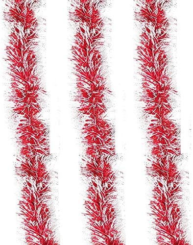 Лелекат Божиќна Ламба Венец, Декорација За Празнично Дрво Ѕидна Железничка Домашна Канцеларија, 19 Стапки Црвена