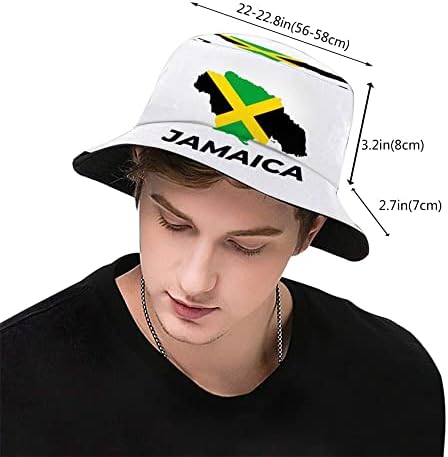 Јамајка Тоа е во мојата корпа за корпи за модни модни сонце плажа капа, спакувана на отворено рибарска капа за жени и мажи