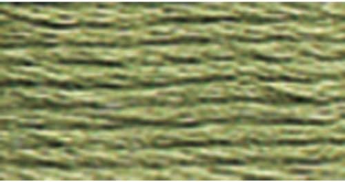 DMC 117-522 Шест гаден памучен памучен конец, Ферн Грин, 8,7-двор