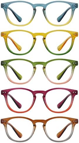 Лур за читање очила 5 пакувања модни читатели за жени