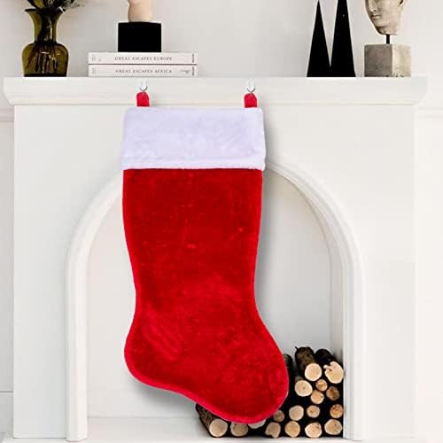 Поруни 35 инчи umамбо почувствува Божиќни чорапи персонализиран Божиќ за семеен одмор Божиќна забава декор камин виси за семејни деца