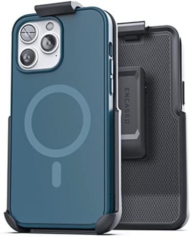 Заграден Mag Slimshield дизајниран за iPhone 14 Pro Case со футрола за клип на ременот - компатибилен со Magsafe